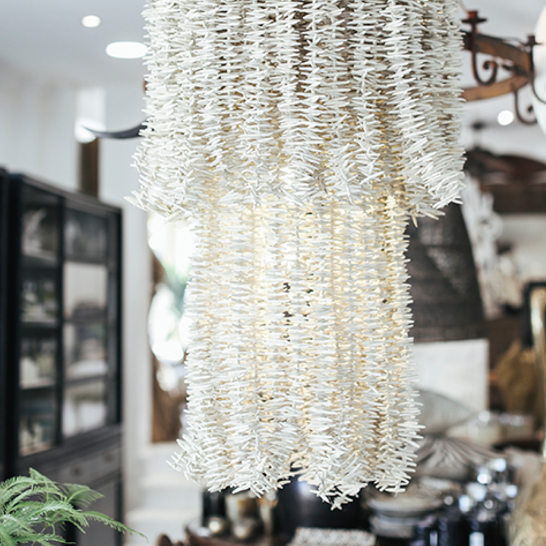 The Beaded <br>Hula Chandelier