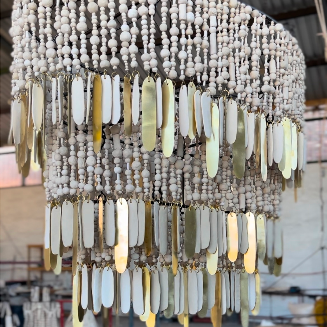 Palm Leaf <br>Chandelier